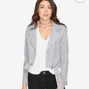 Blank NYC suede moto jacket